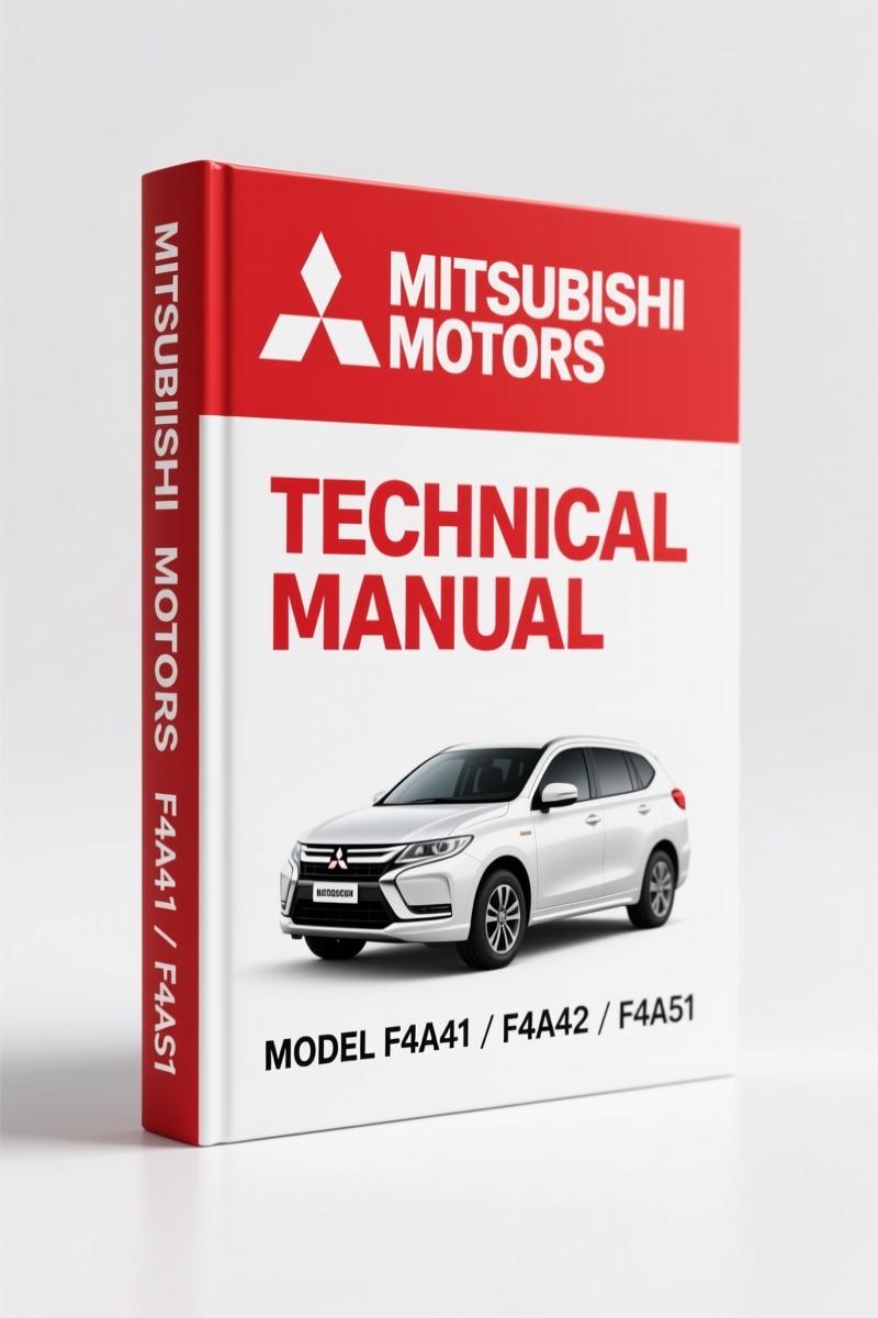 Mitsubishi Motors F4A41, F4A42, F4A51 2000 Technical Manual