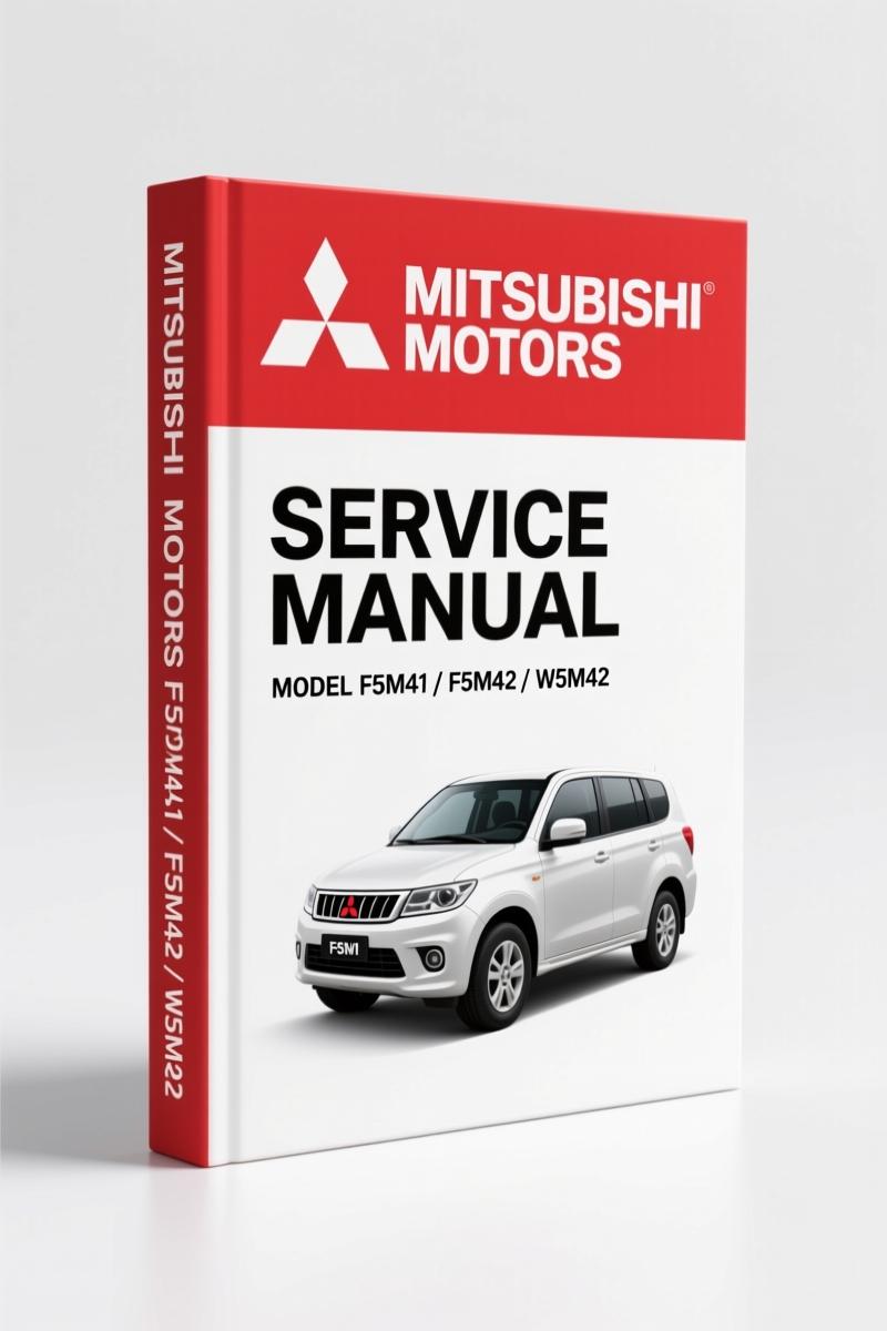 Mitsubishi Motors F5M41, F5M42, W5M42 2000 Service Manual - 97 Pages