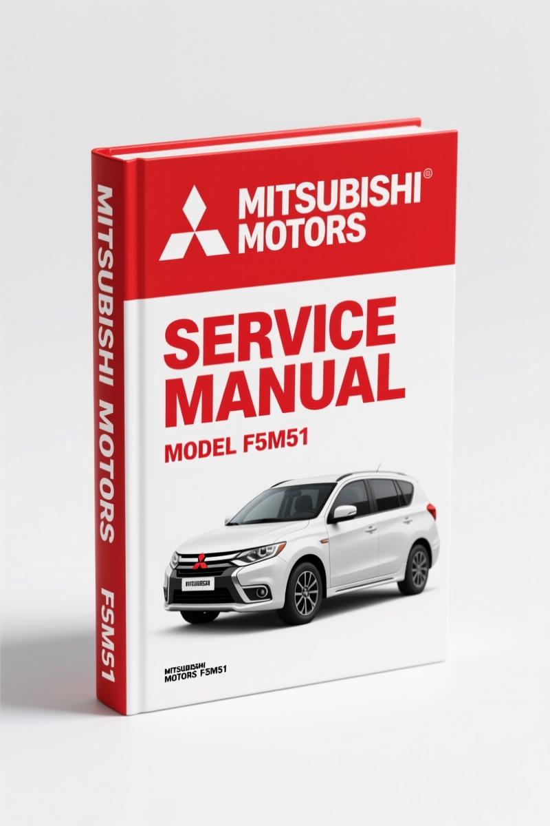 Mitsubishi Motors F5M51 1997 Service Manual — Factory Specs