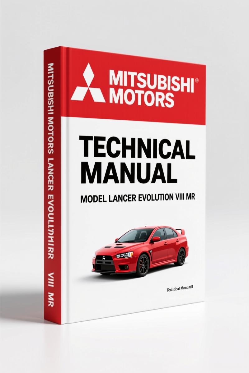 Mitsubishi Motors LANCER EVOLUTION VIII MR 2004 Technical Manual – OEM Engineering Data