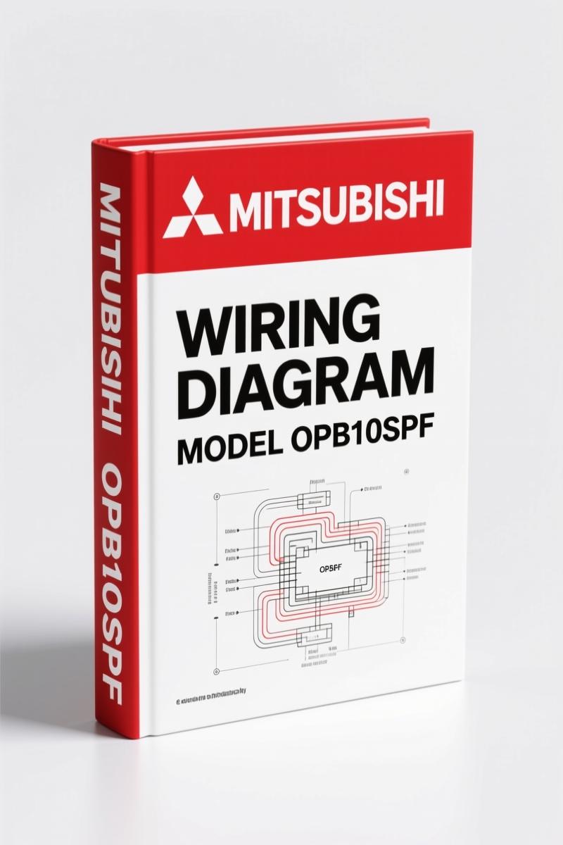 Mitsubishi OPB20SP OPB10SPF service repair wiring diagram factory 13-page schematic