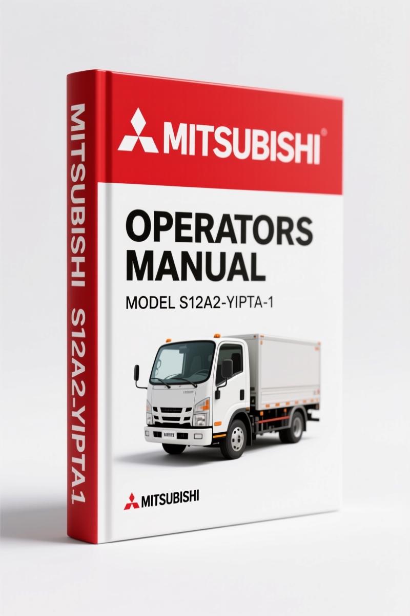 Mitsubishi S12A2-YIPTA-1 2003 Operators Manual – OEM Factory Specs