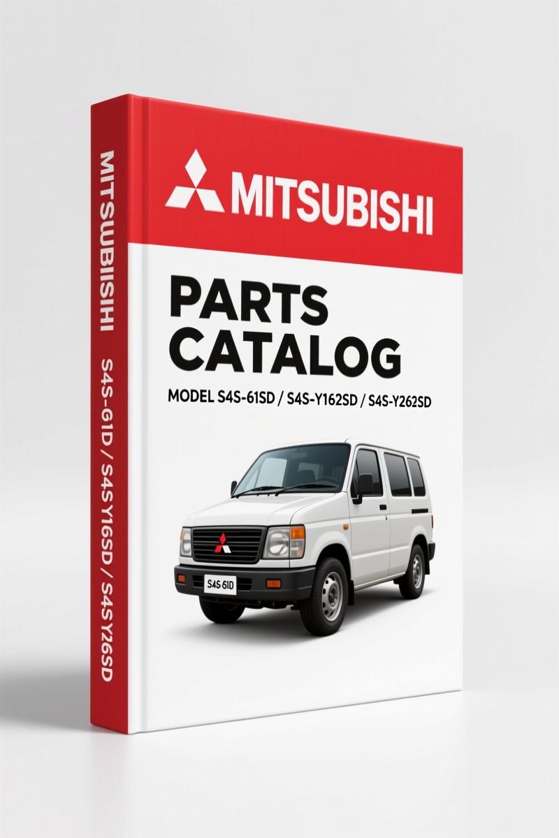 Mitsubishi S4S-61SD, S4S-Y162SD, S4S-Y262SD, S4S-DT61SD, S4S-Z263SD 2009 Parts Catalog