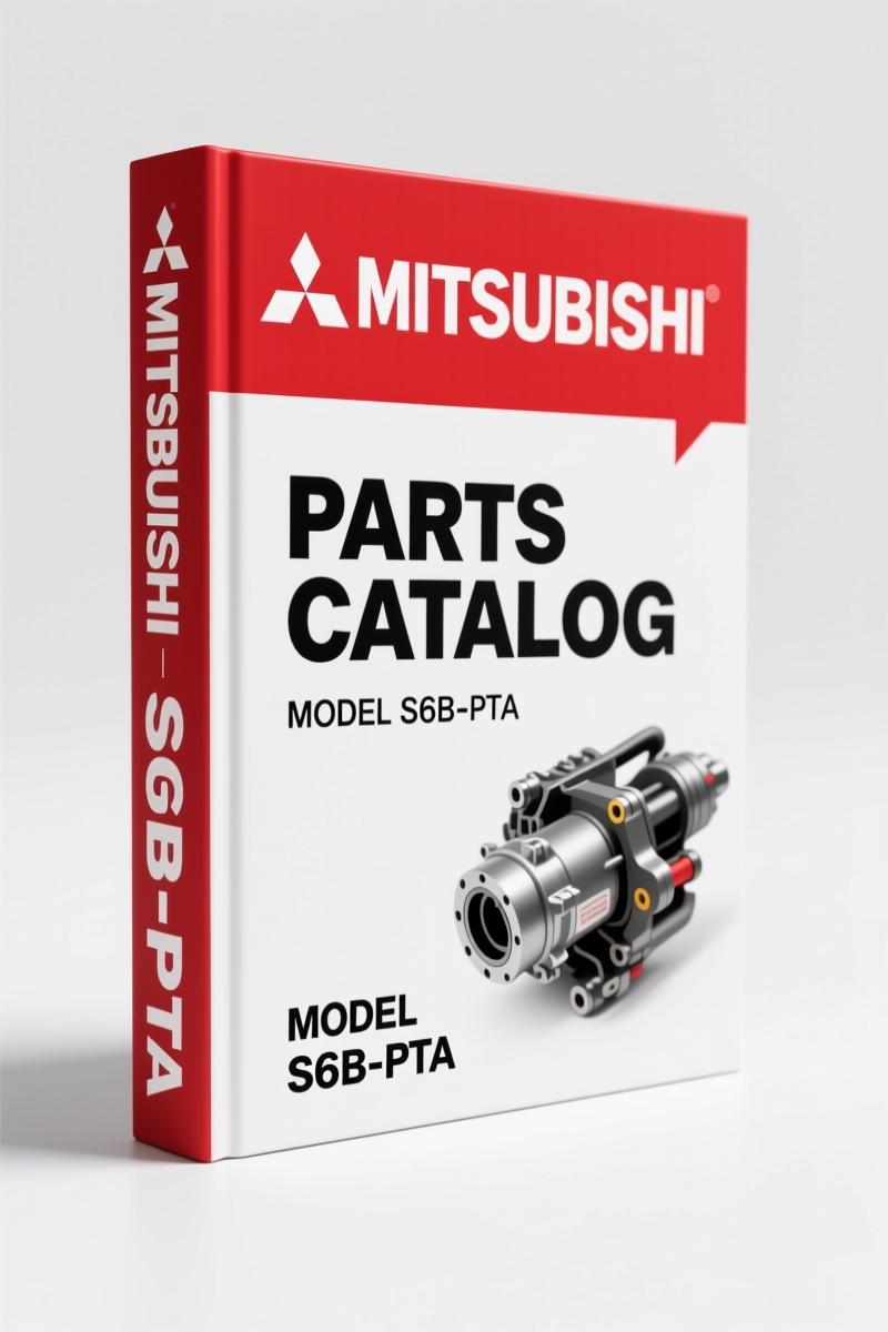 Mitsubishi S6B-PT, S6B-PTA Parts Catalog – 180 Pages OEM Diagrams