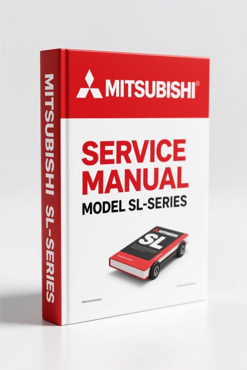 2007 Mitsubishi SL-Series diesel engine OEM operation and maintenance manual cover