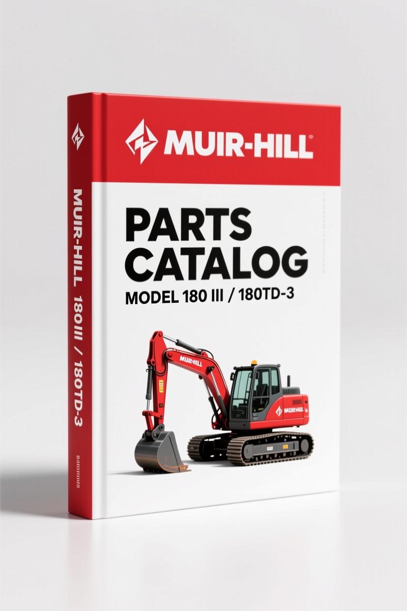 Muir-hill 180 III, 180TD-3 Parts Catalog – 106 Pages of OEM Parts Data