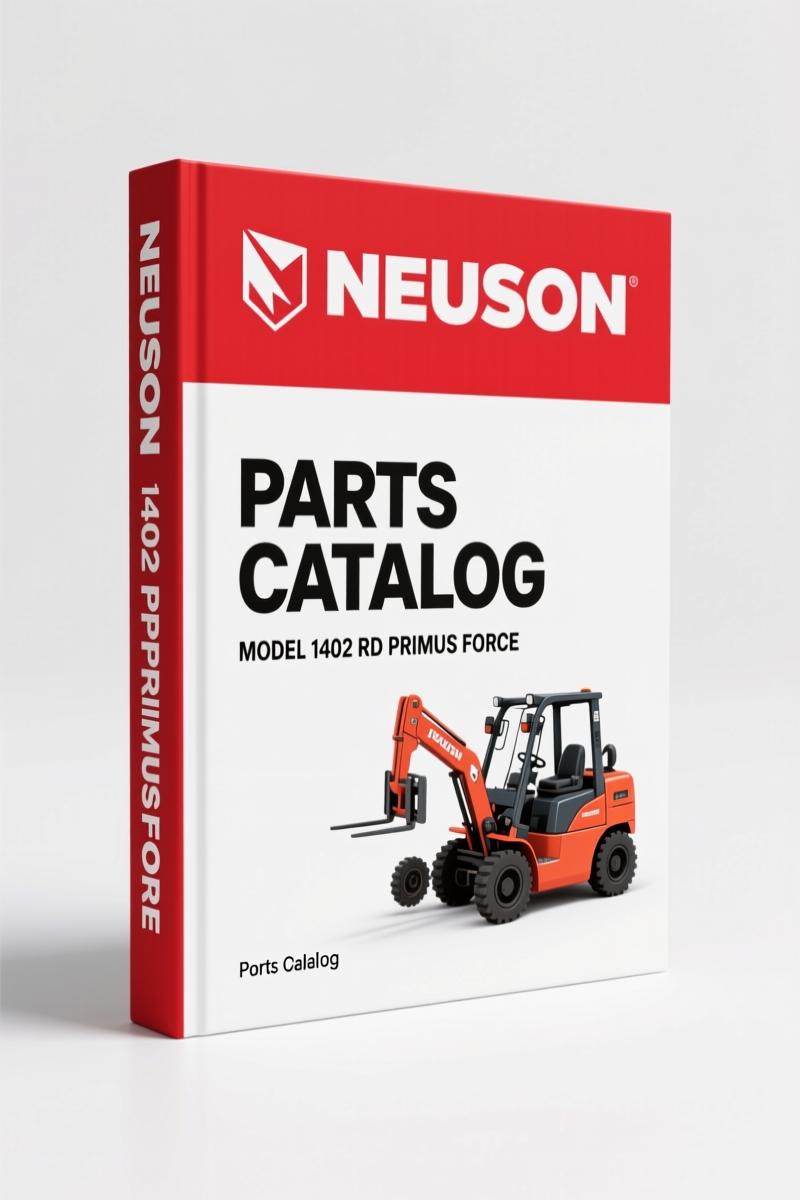 Neuson 1402 RD Primus Force 2005 Parts Catalog – OEM