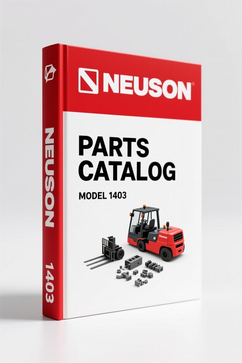 Neuson 1403 2005 Parts Catalog – OEM Parts Identification for Crawler Excavator