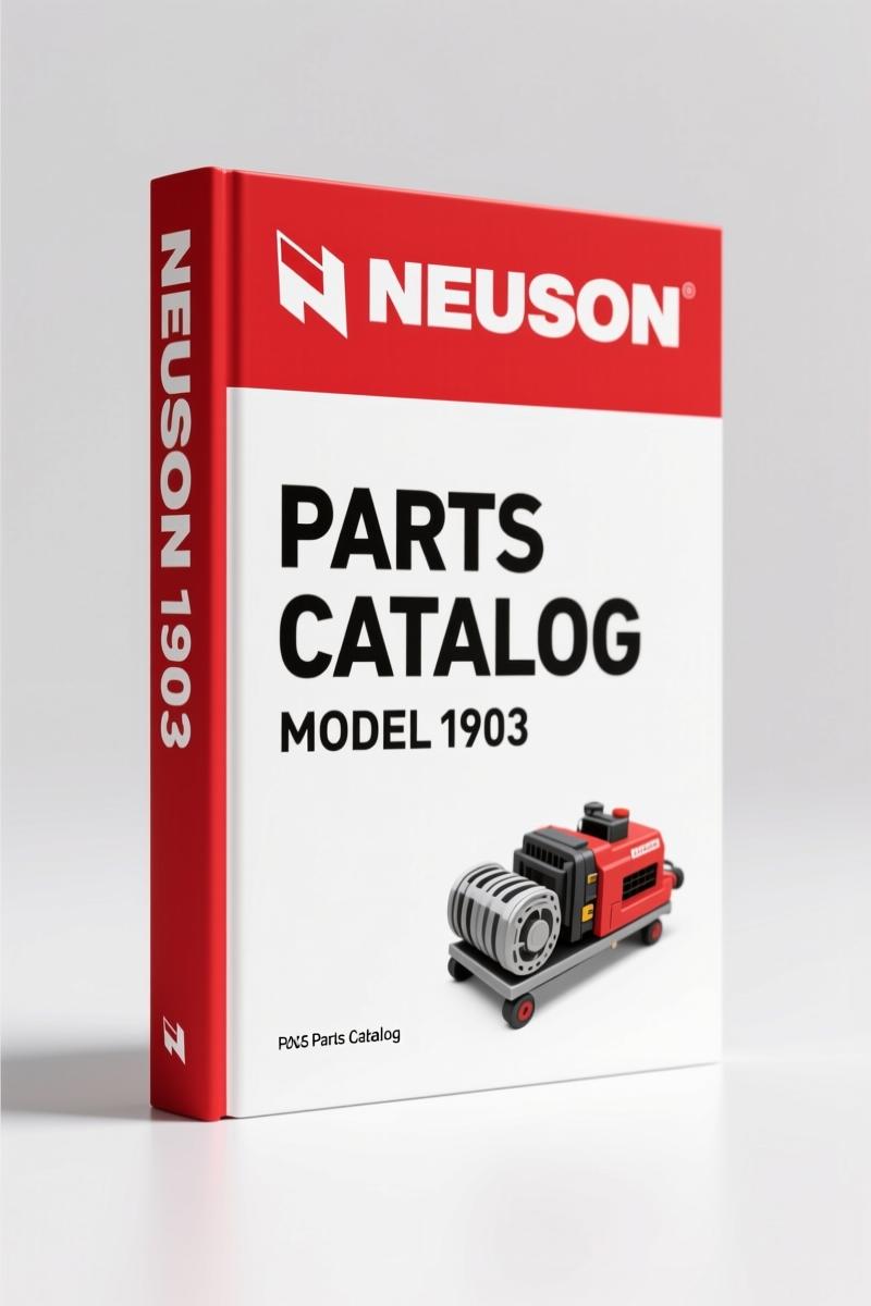 Neuson 1903 2005 Parts Catalog – Factory-Indexed Parts Data for Crawler Excavator