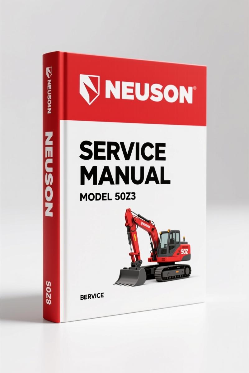 Neuson 50Z3 2004 Service Manual – Factory Specs for Track Excavator