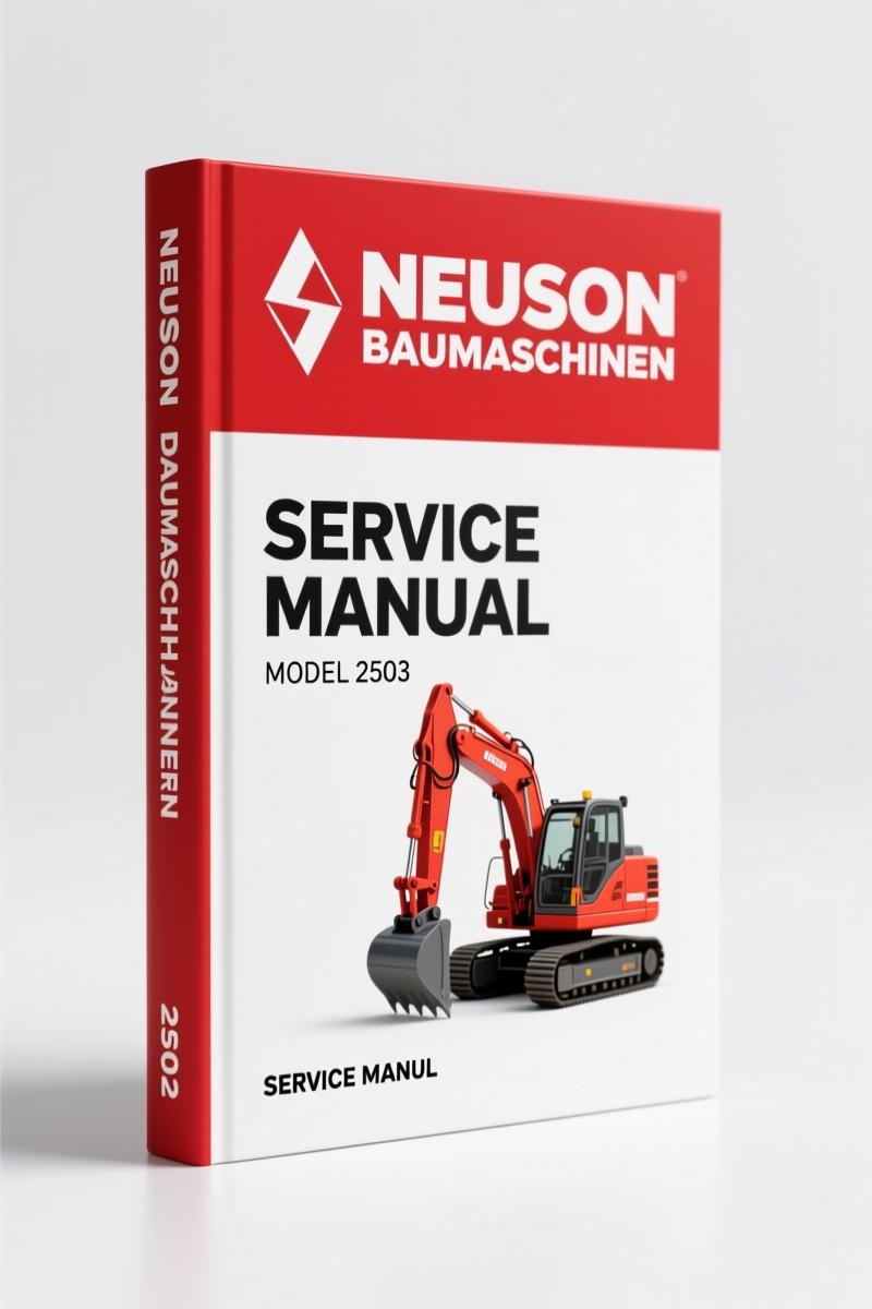 Neuson Baumaschinen 2503-3703 2005 Service Manual – Factory Specs