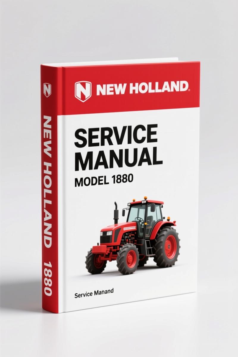 New Holland 1890S, 890, 1880, 880, 1880S Service Manual – 186 Pages OEM
