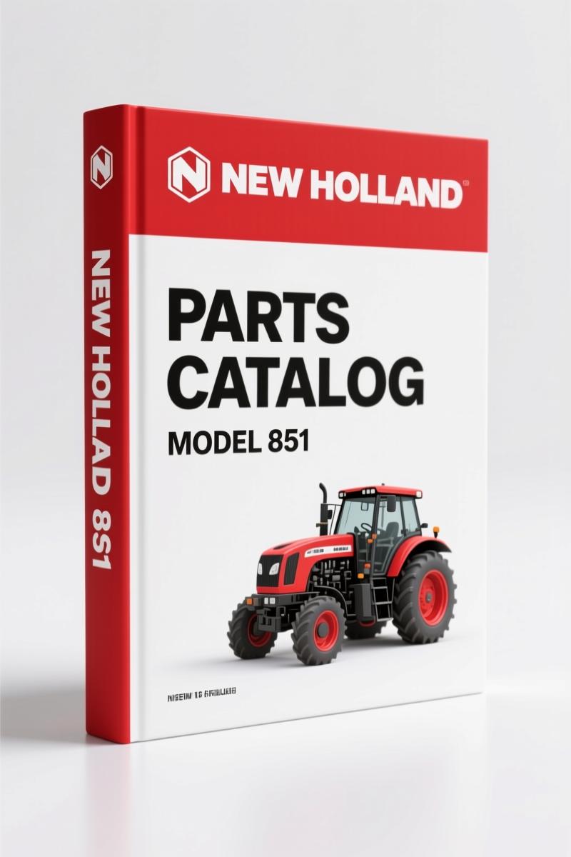 New Holland 851 1982 Parts Catalog – OEM Parts Identification for Round Baler