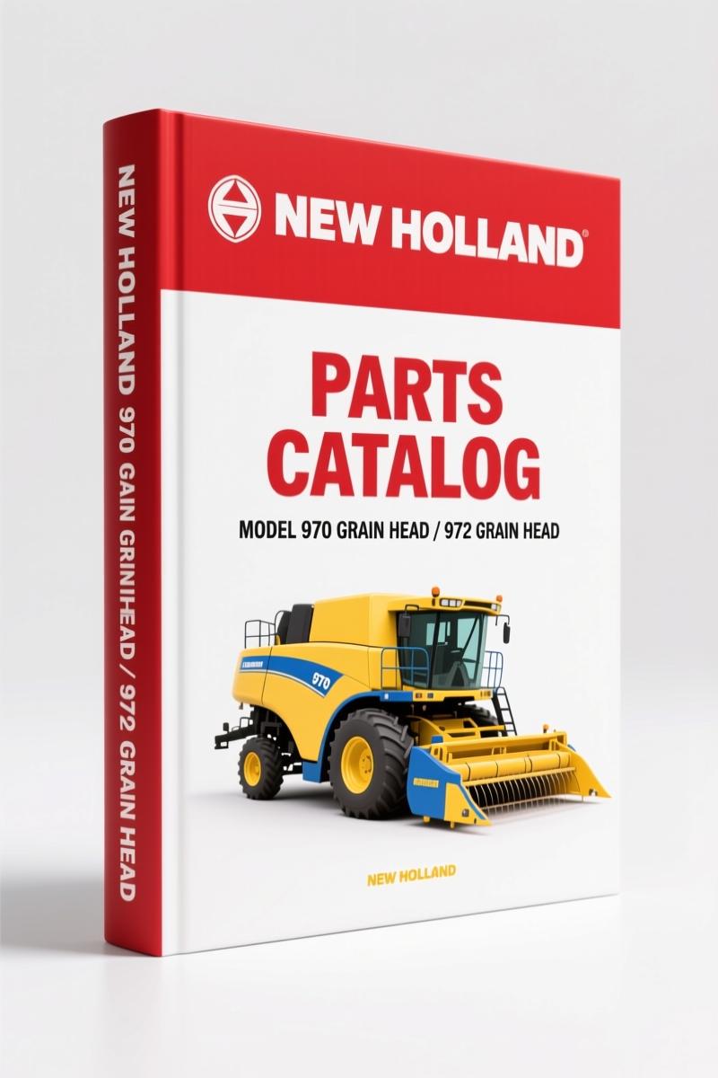 New Holland 970, 972 GRAIN HEAD 1984 Parts Catalog