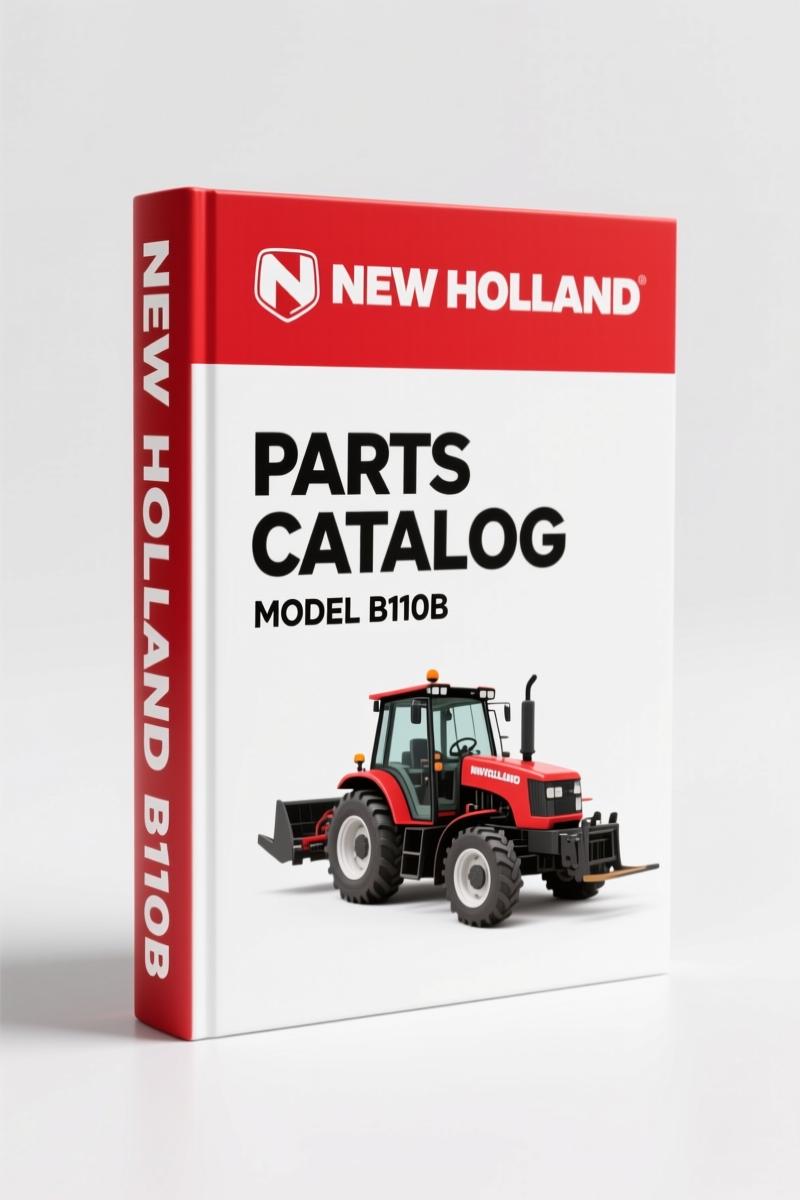 New Holland B110B Parts Catalog – 1441 Pages OEM Exploded Views