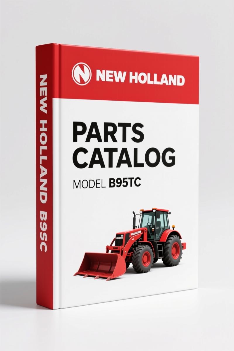 New Holland B95TC 2006 Parts Catalog for Loader Backhoe