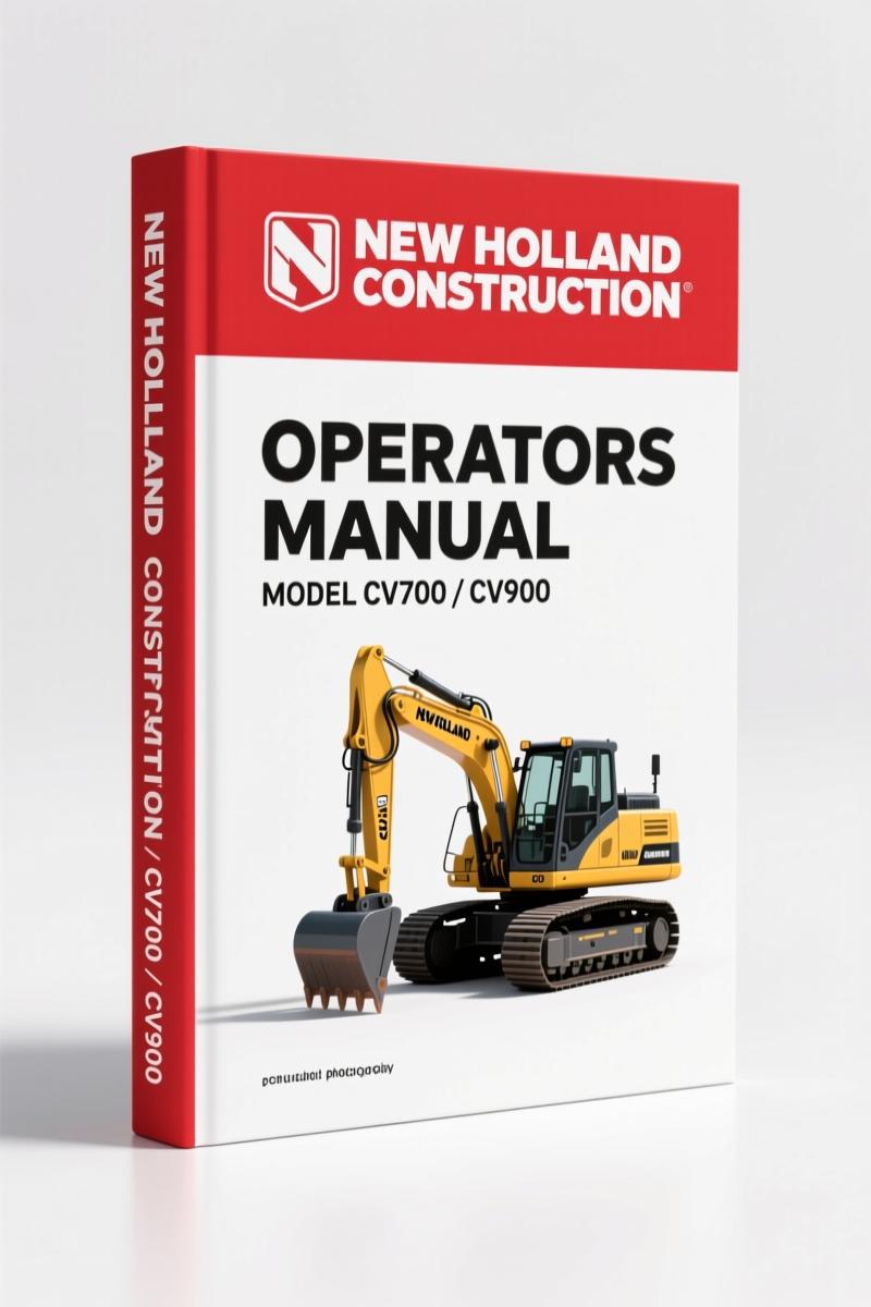 NEW Holland Construction CV700, CV900 1999 Operators Manual – 192 Pages