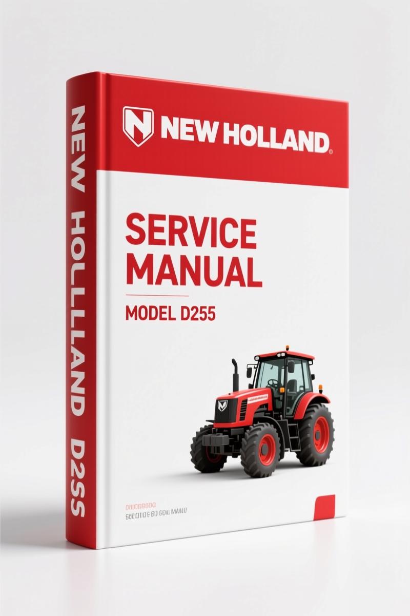 New Holland D255 Service Manual – 338 Pages OEM Factory Specs