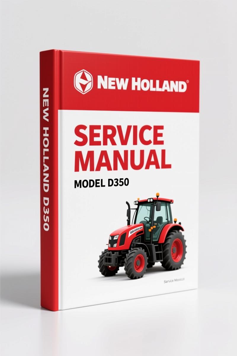 New Holland D350 Service Manual – 354-Page OEM Factory Specs