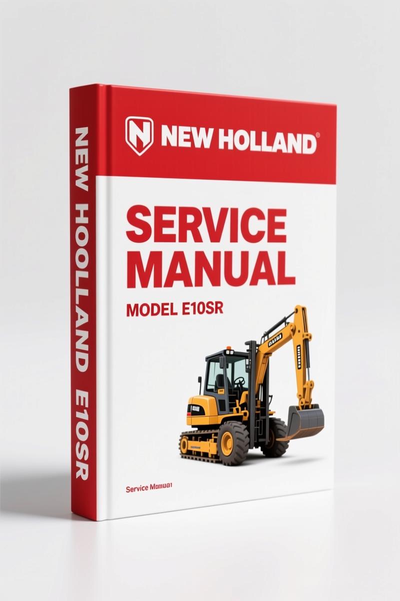 New Holland E10SR Service Manual – 729-Page OEM Factory Document