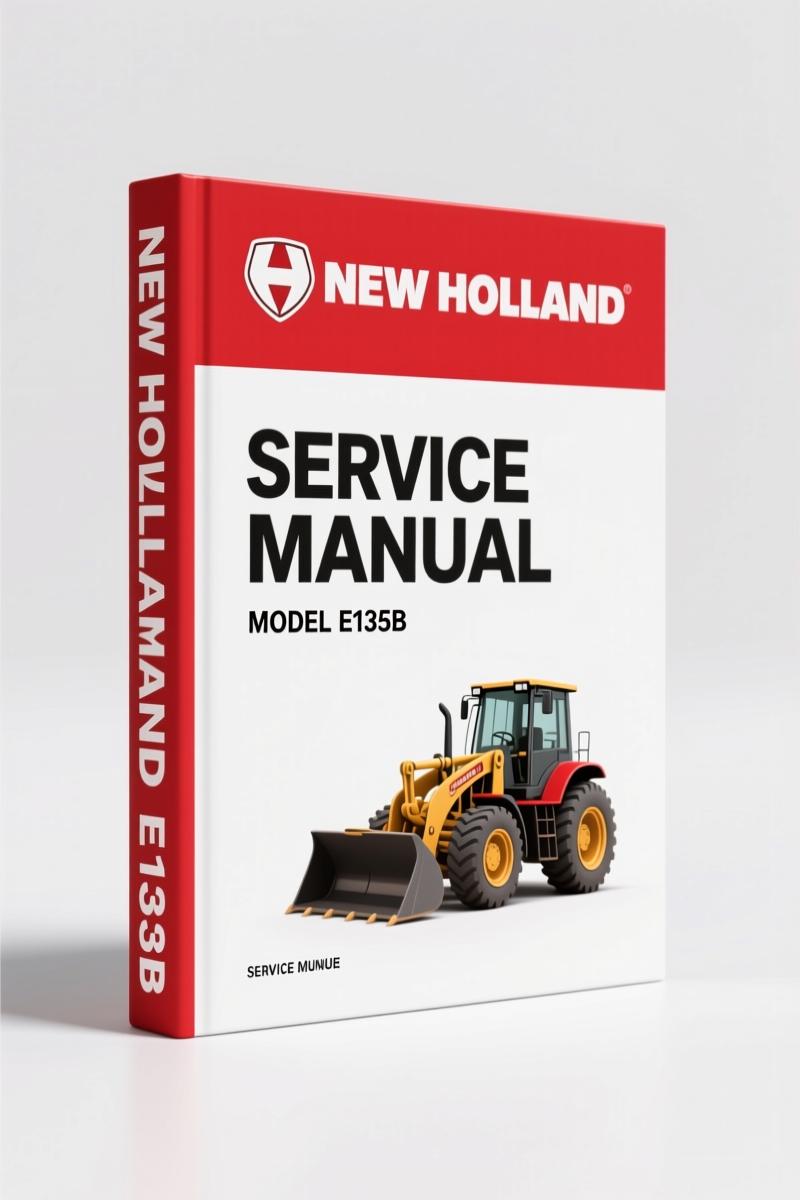 New Holland E135B Service Manual – 1023 Pages Factory Service Data