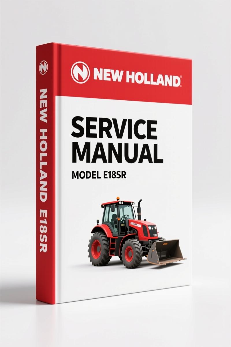 New Holland E18SR Service Manual – Factory Repair for Mini Excavators