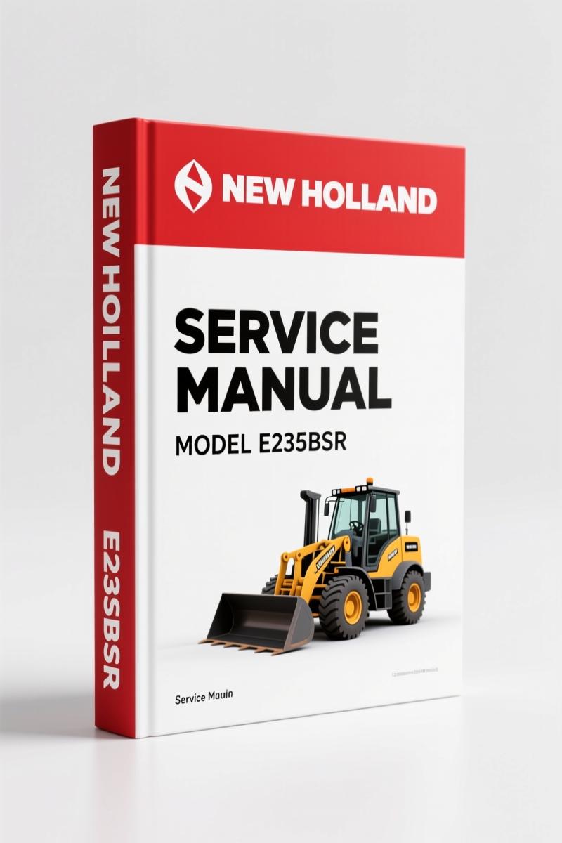 New Holland E235BSR Service Manual – 1120 Pages OEM