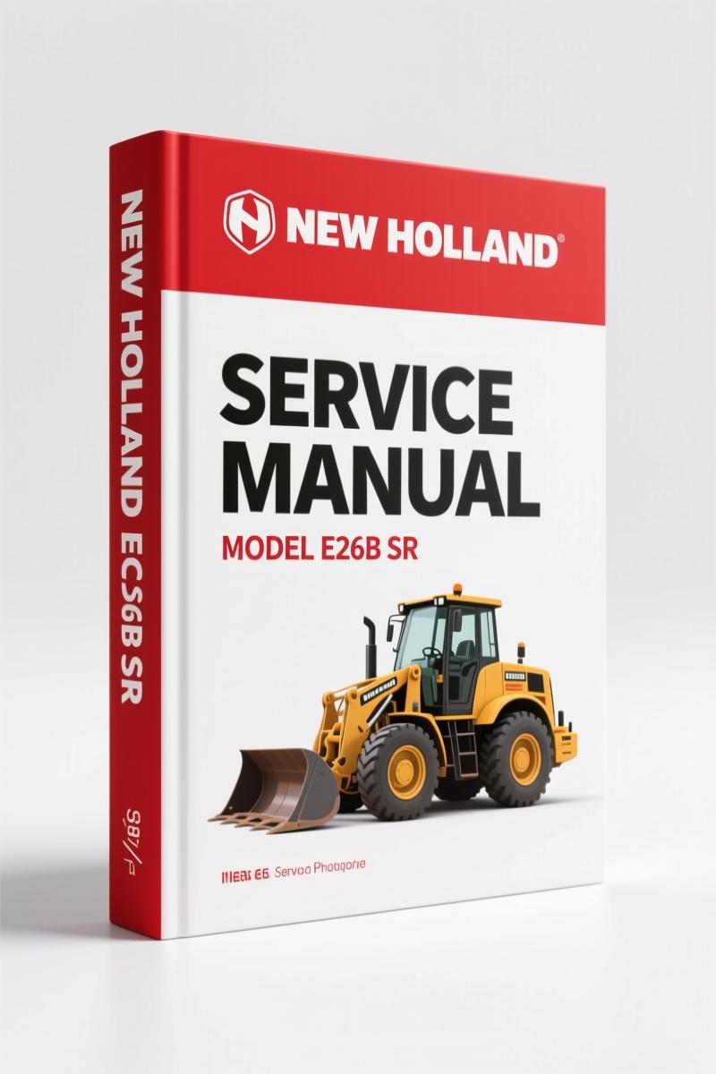 New Holland E26B SR, E29B SR Service Manual – 743 Pages OEM