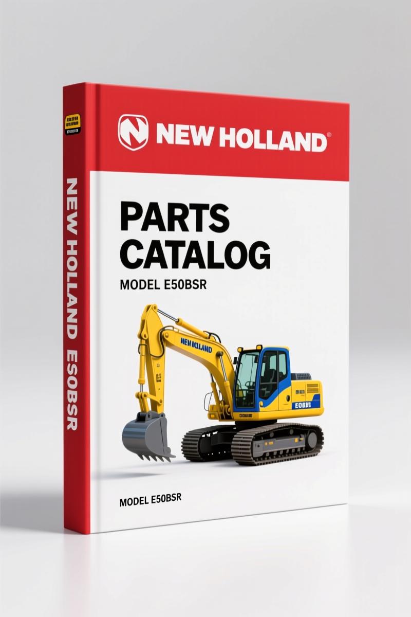 New Holland E50BSR 2007 Parts Catalog – OEM 748-Page Part Number Reference