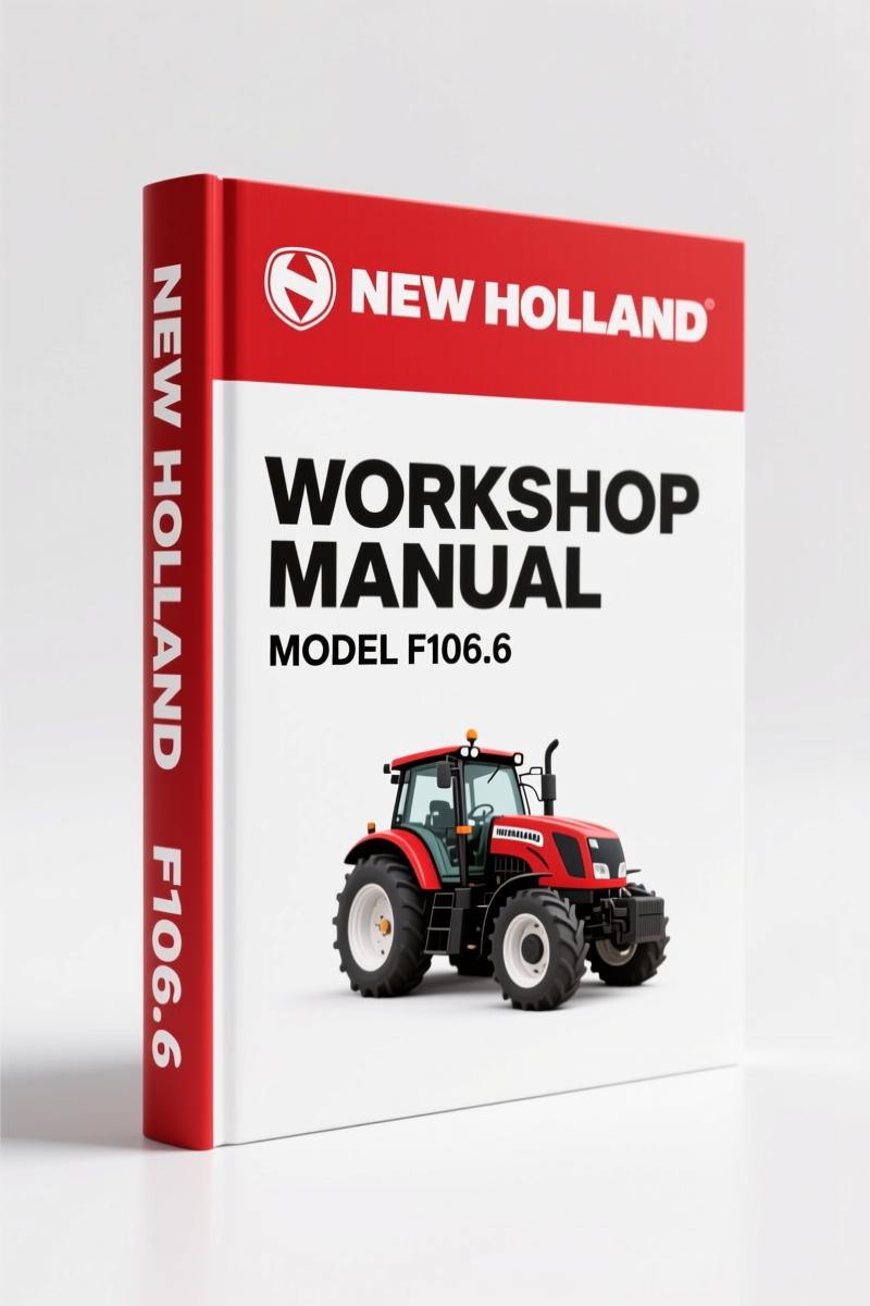 New Holland F106.6, F106.6A 2005 Workshop Manual – 579 Pages of Factory Service Data