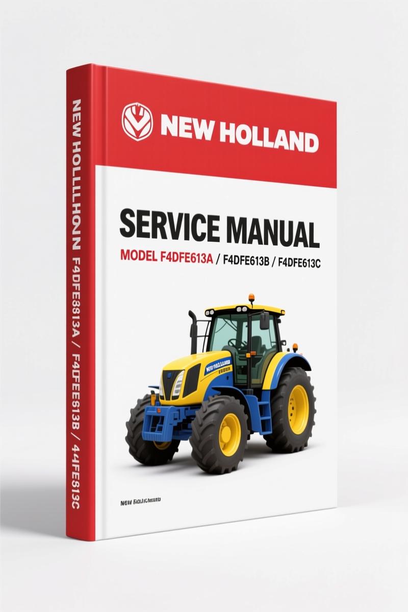 New Holland F4DFE613A-F4DFE613G 2011 Service Manual – 334-Page OEM Factory Documentation