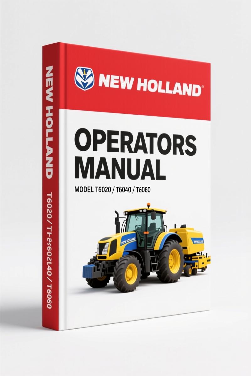New Holland T6020 T6040 T6060 2007 Operators Manual - 383 Pages