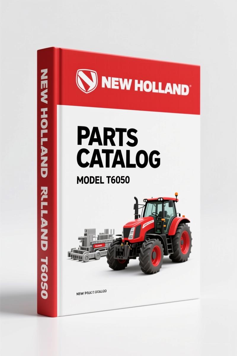 New Holland T6030, T6050, T6070, T6080 2008 Parts Catalog – 1572 Pages OEM Parts