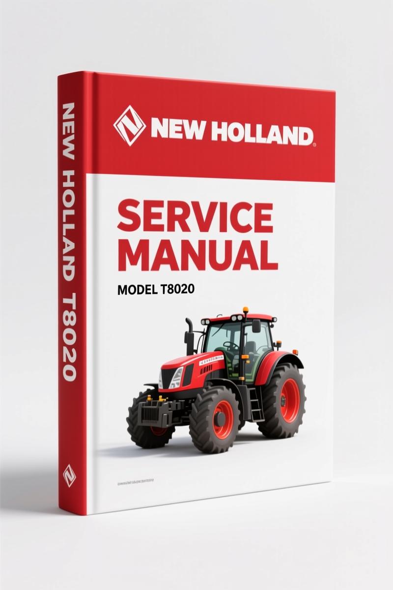 New Holland T8010, T8020, T8030, T8040 Service Manual – Flat Rate & Fault Codes