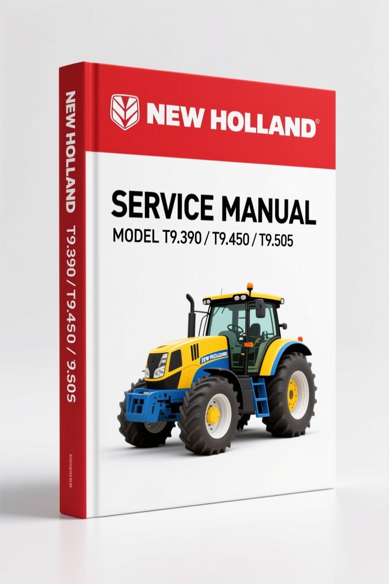 New Holland T9.615, T9.390, T9.450, T9.505, T9.560 2013 Service Manual