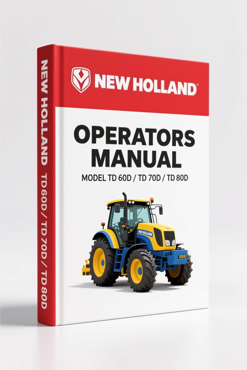 New Holland TD 60D, TD 70D, TD 80D, TD 90D, TD 95D Operators Manual