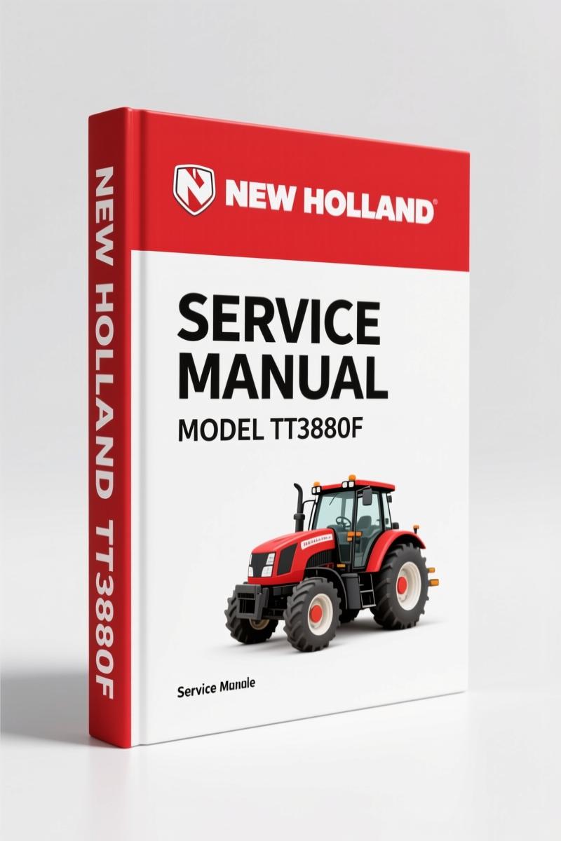 New Holland TT3840, TT3840F, TT3880F Service Manual – 498 Pages OEM