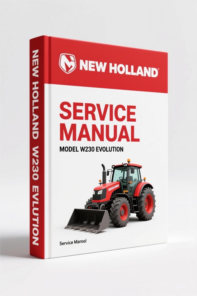 New Holland W230 EVOLUTION Service Manual - 364 Pages Factory Specs