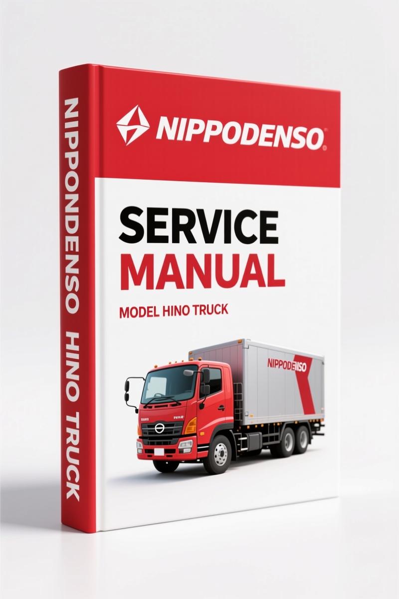 Nippondenso Hino Truck 1995 Service Manual – 19 Pages OEM A/C Retrofit
