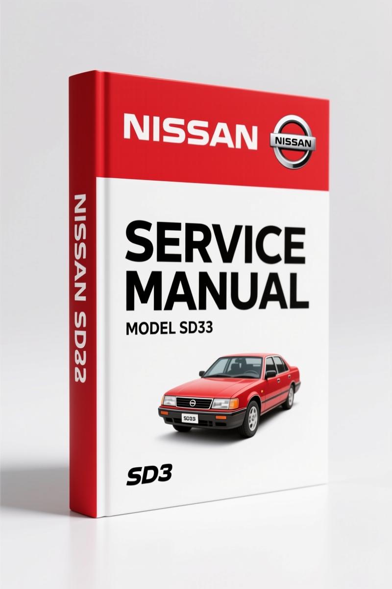 Nissan SD22-SD33 Service Manual – 52 Pages Factory Engine Specs