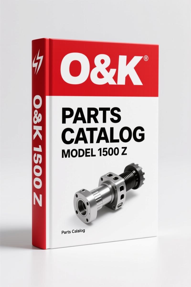O&K 1500 Z 1988 Parts Catalog – OEM Parts Manual 421 Pages