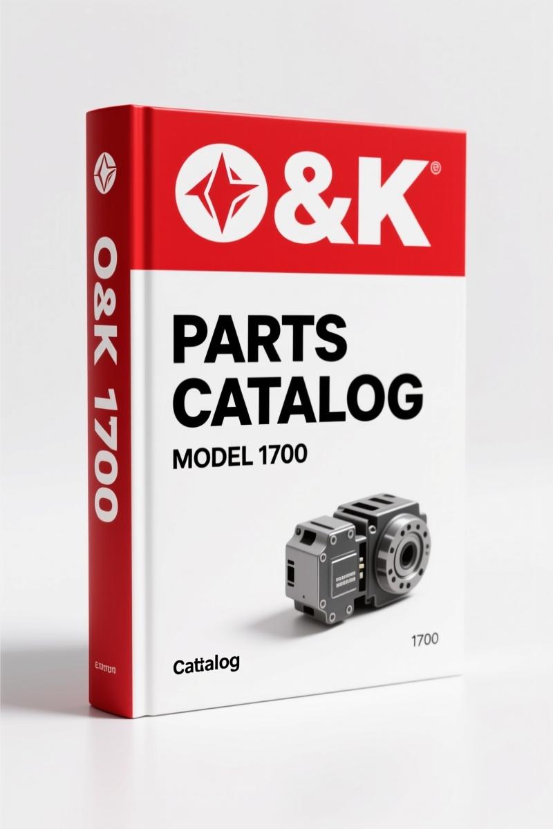 O&K 1700 Parts Catalog – 139 Pages OEM Parts & Diagrams