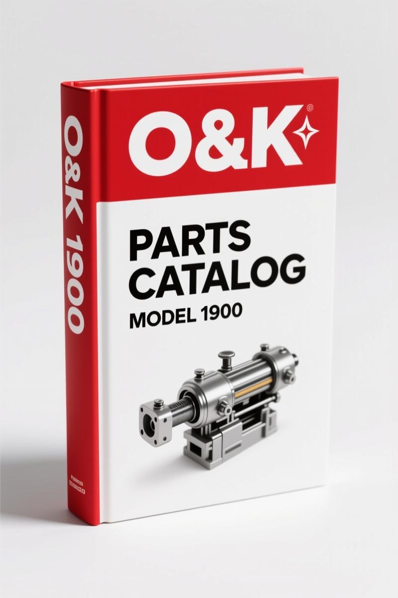 O&K 1900 1982 Parts Catalog – 188 Pages OEM Parts Manual