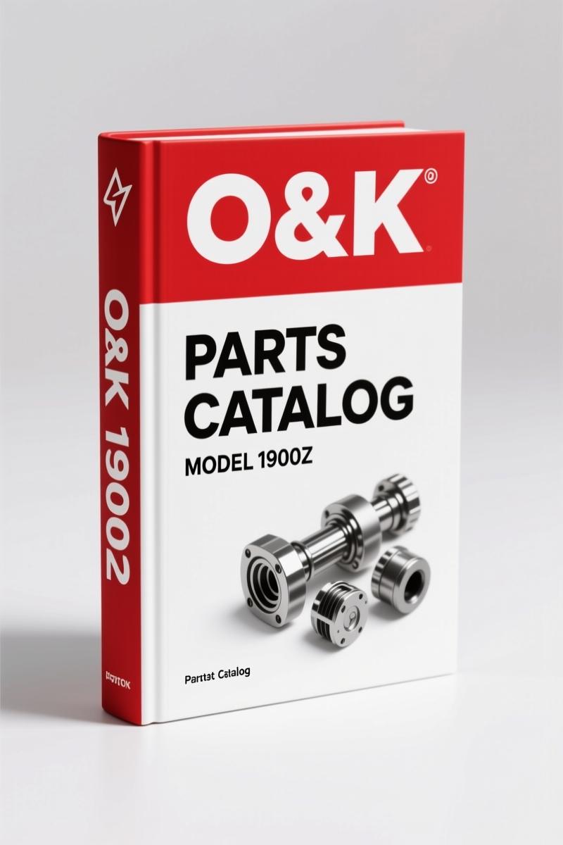 O&K 1900Z 1988 Parts Catalog – 336 Pages OEM Parts Manual