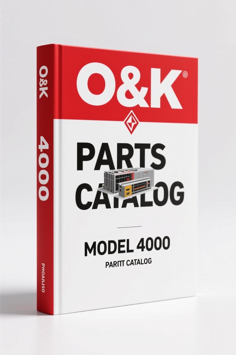 O&K 4000 Parts Catalog – 180-Page OEM Parts & Operators Manual