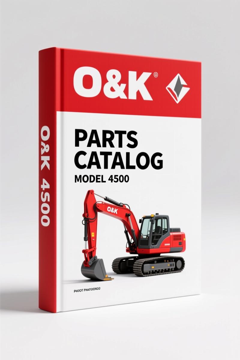 O&K 4500 1986 Parts Catalog – OEM Parts Manual Loader TB 111