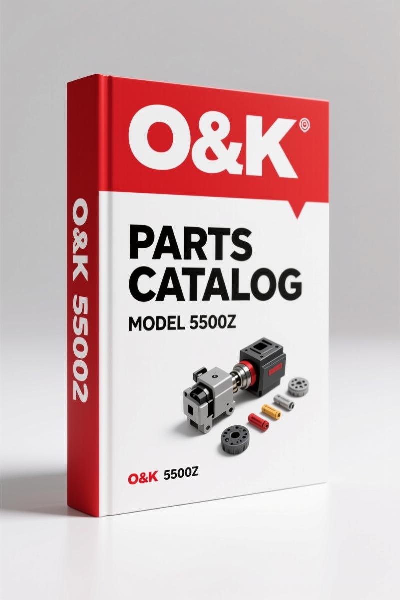 O&K 5500Z, L55 1991 Parts Catalog – 356 Pages OEM