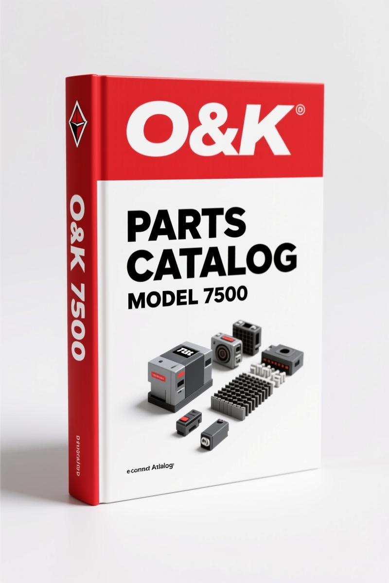 O&K 7500 1989 Parts Catalog – Official OEM Parts Manual (247 Pages)