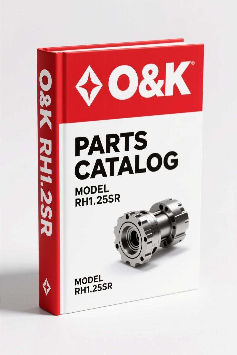 O&K RH1.22SR, RH1.25SR 2004 Parts Catalog – 570 Pages