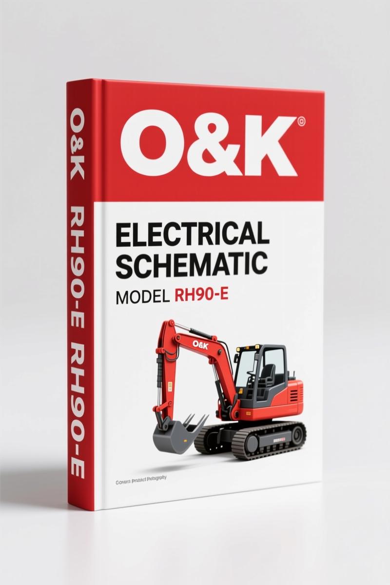 O&K RH90-E 1998 Electrical Schematic – 98-Page Factory Wiring Diagram